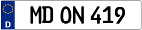 Truck License Plate